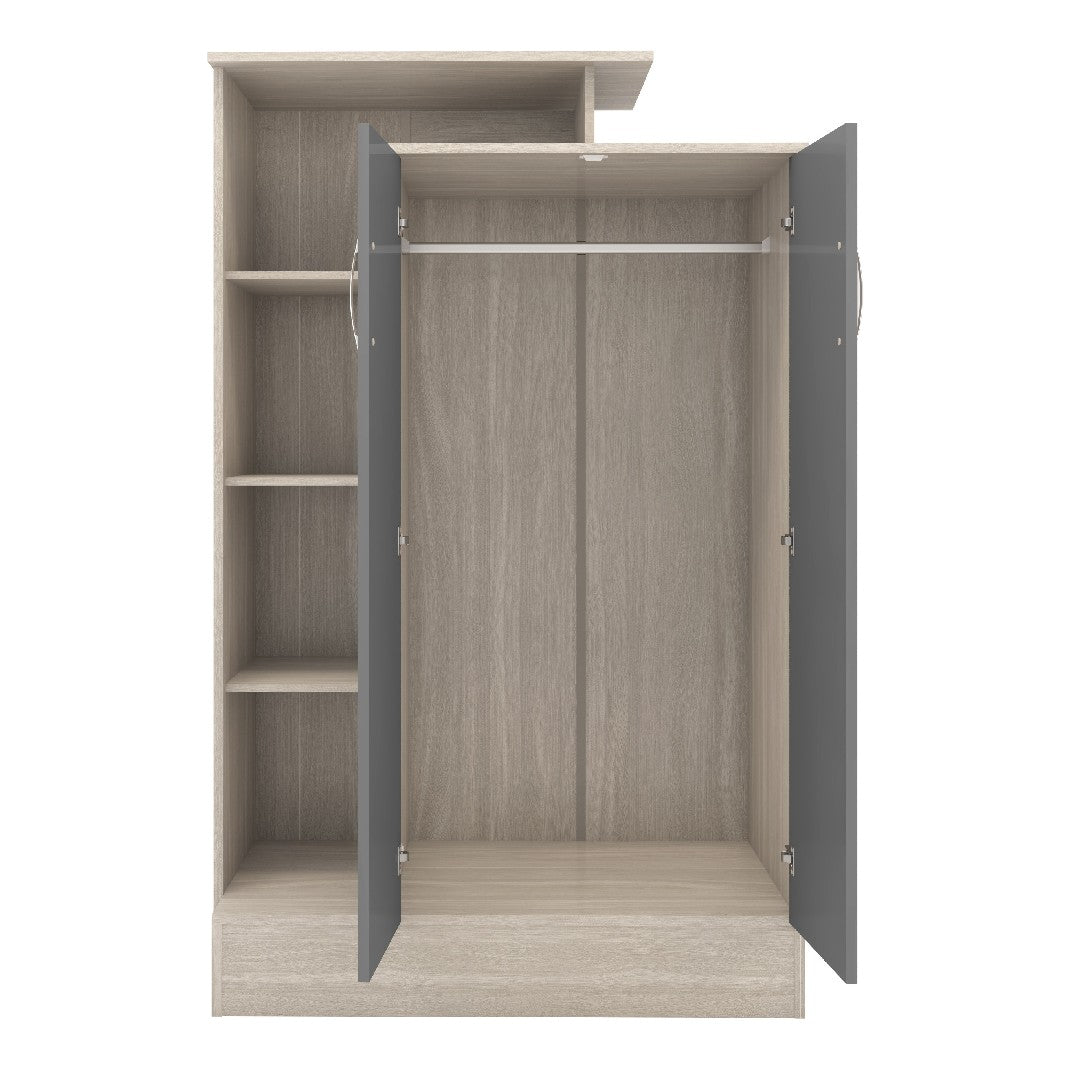 Nevada Petite Open Shelf Wardrobe - Seconique