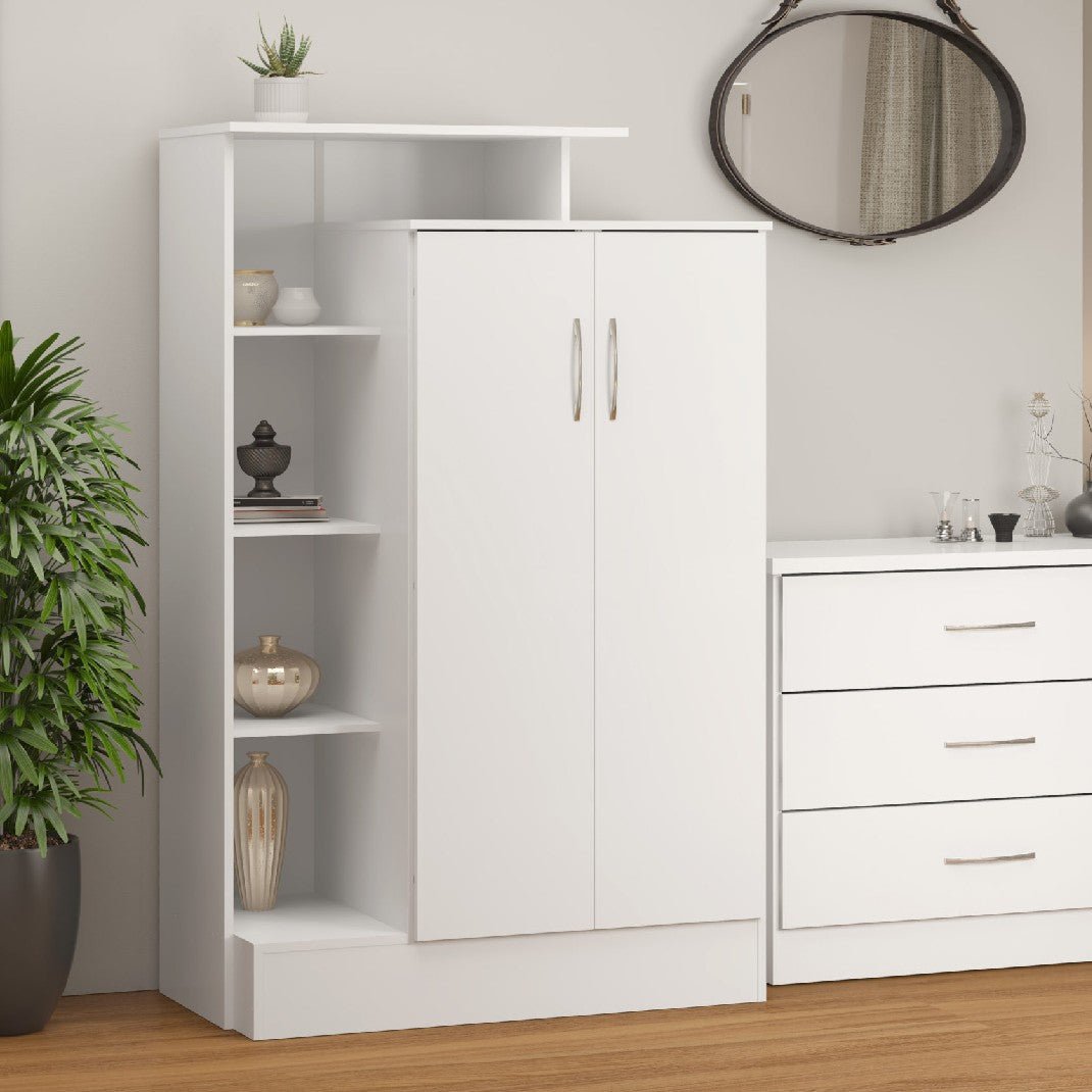 Nevada Petite Open Shelf Wardrobe - Seconique
