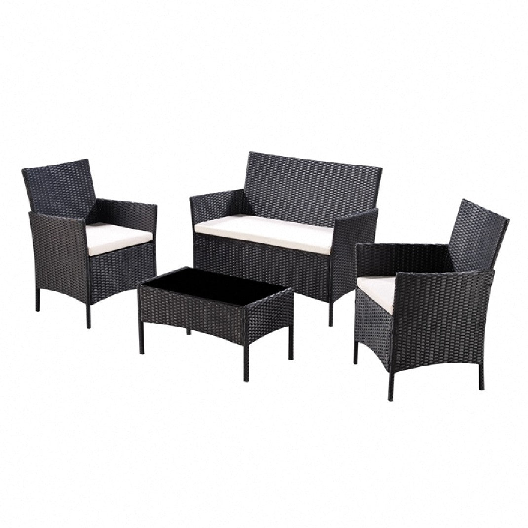 Newport Rattan 4 Piece Garden Furniture Set - TGC