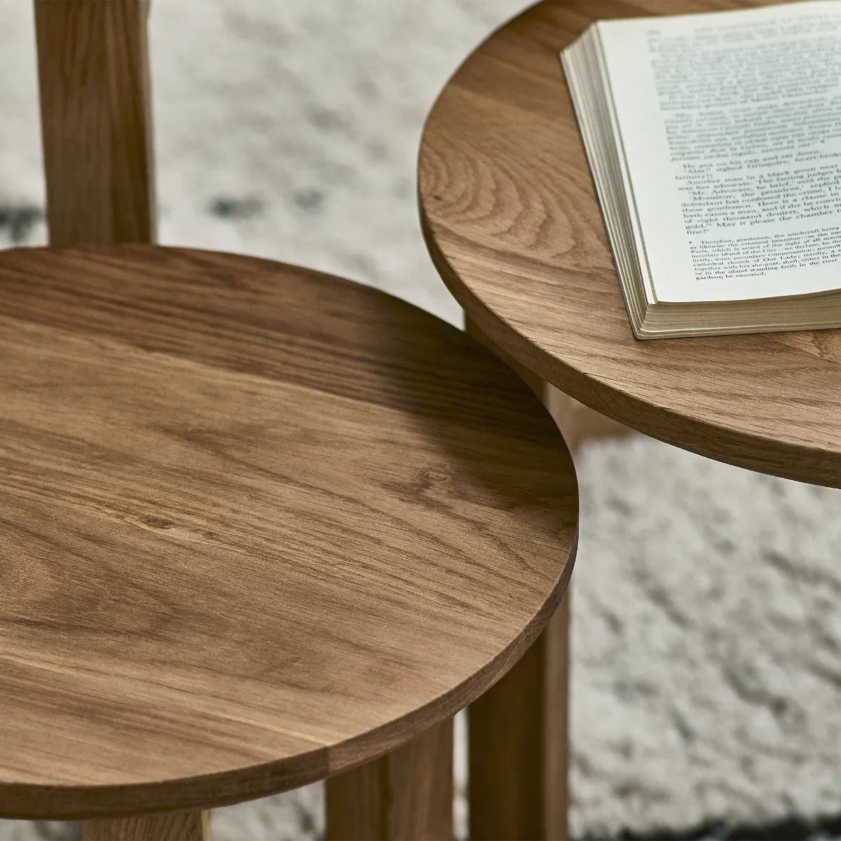 Nidri Round Nest of 3 Tables - Julian Bowen