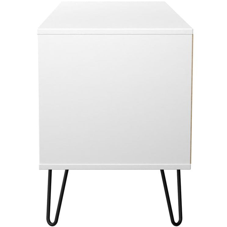 Harlequin 4 Drawer Bed Box with Black Hairpin Legs