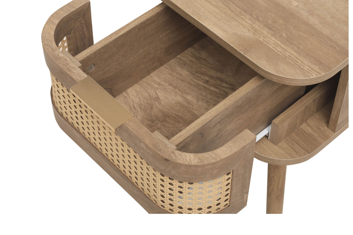 Noah 1 Drawer Bedside Table - Birlea