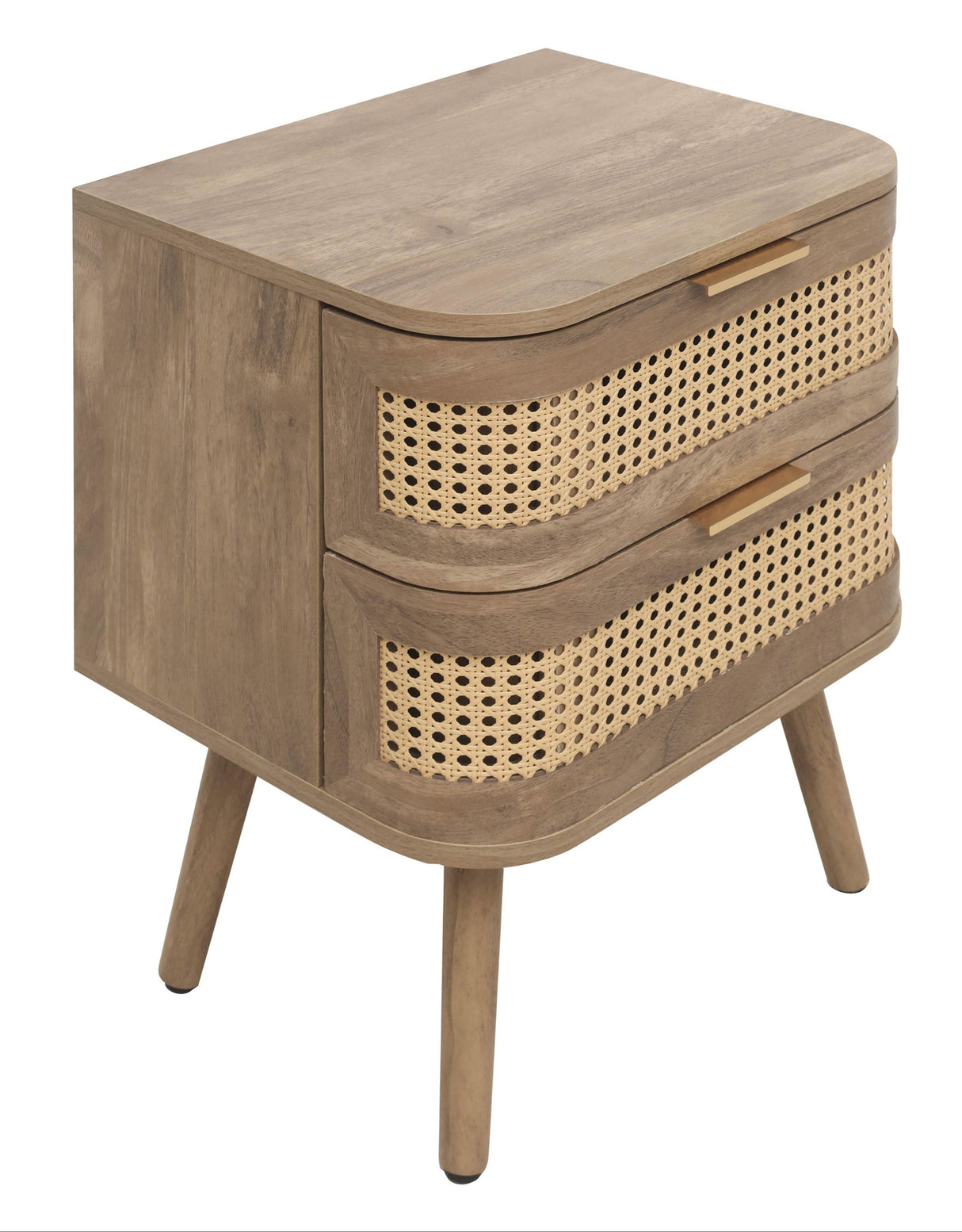 Noah 2 Drawer Bedside Table - Birlea