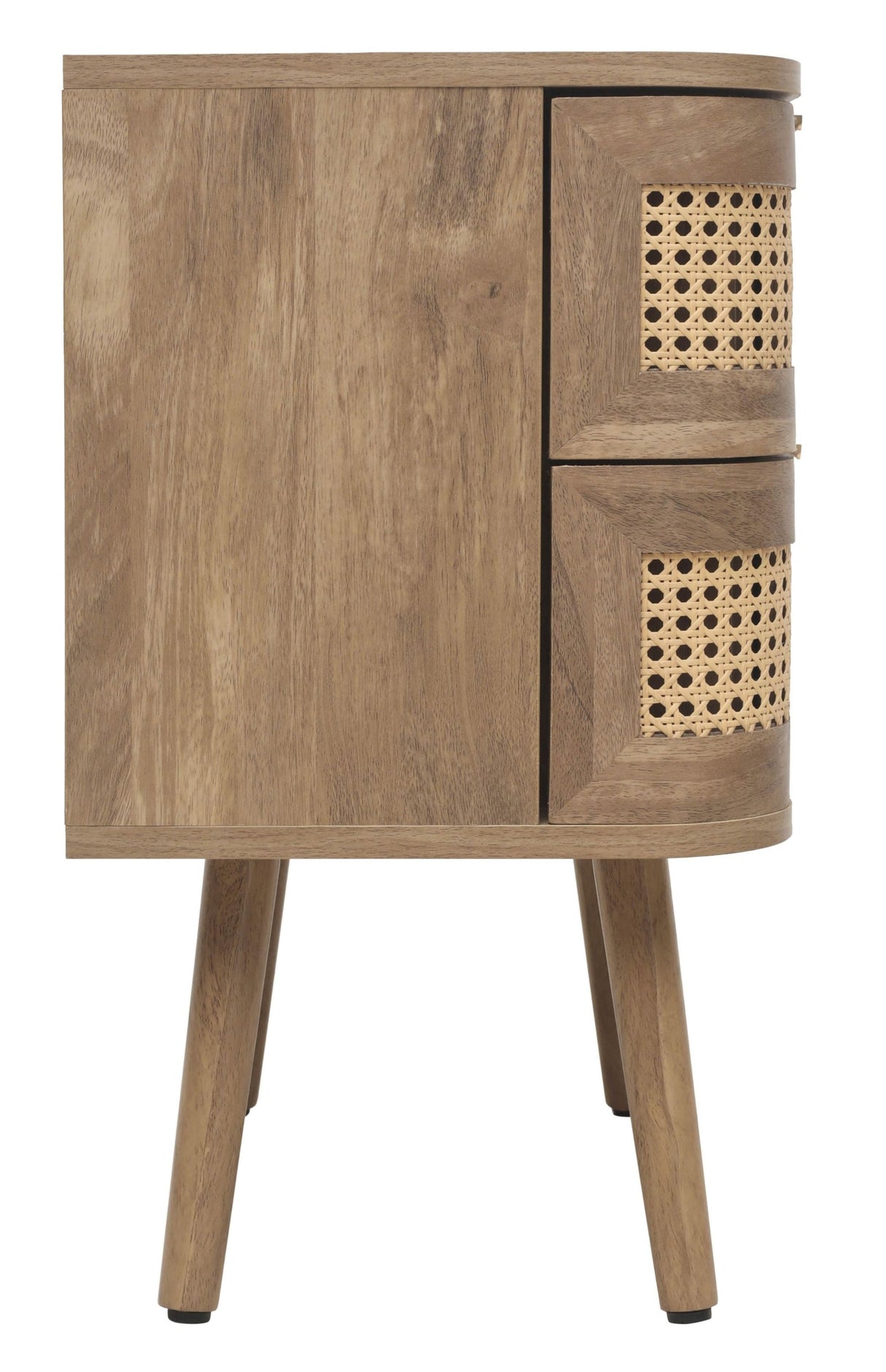 Noah 2 Drawer Bedside Table - Birlea