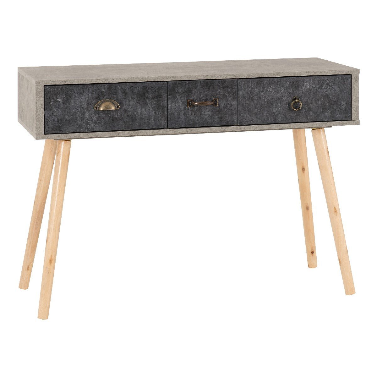 Nordic 3 Drawer Occasional Table - Seconique