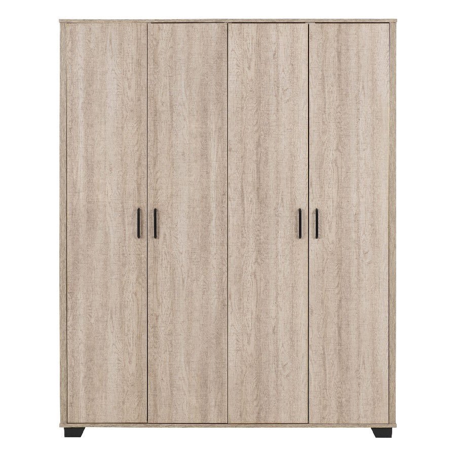 Oliver 4 Door Wardrobe - Seconique