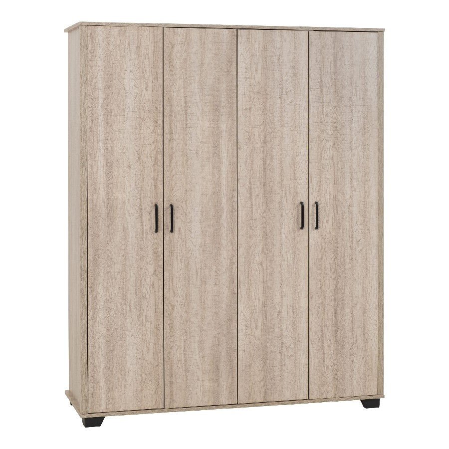 Oliver 4 Door Wardrobe - Seconique