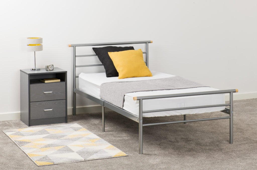 Orion Metal Bed Frame - Seconique