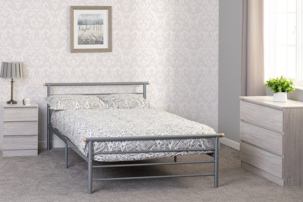 Orion Metal Bed Frame - Seconique