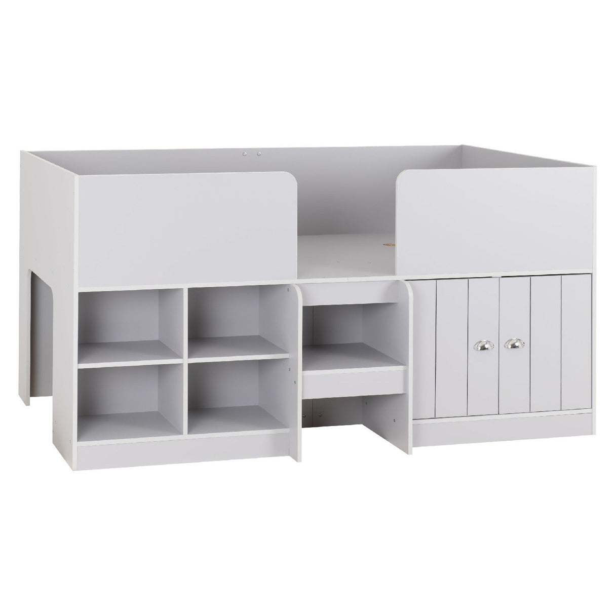 Orlando Low Sleeper Bed Frame with Storage - Seconique