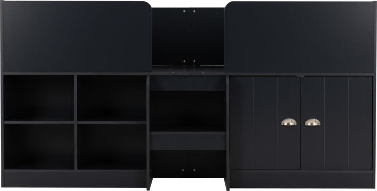 Orlando Low Sleeper Bed Frame with Storage - Seconique