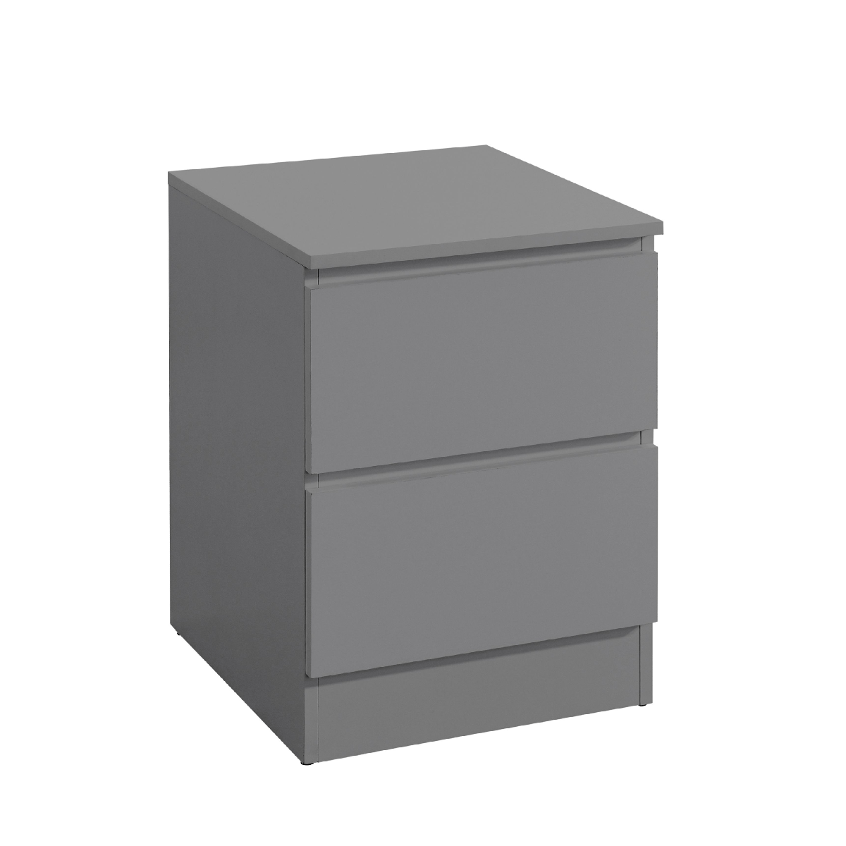 Oslo 2 Drawer Bedside Table - Birlea
