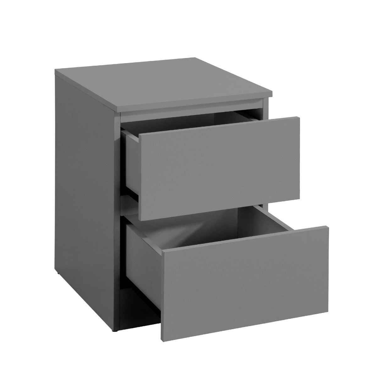 Oslo 2 Drawer Bedside Table - Birlea