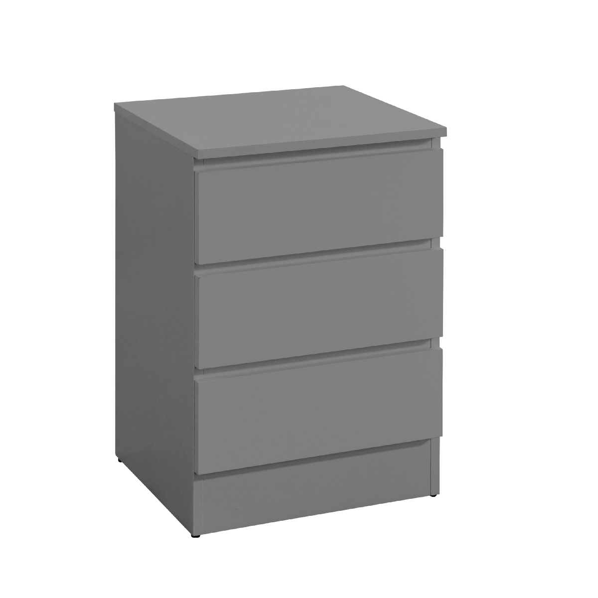 Oslo 3 Drawer Bedside Table - Birlea