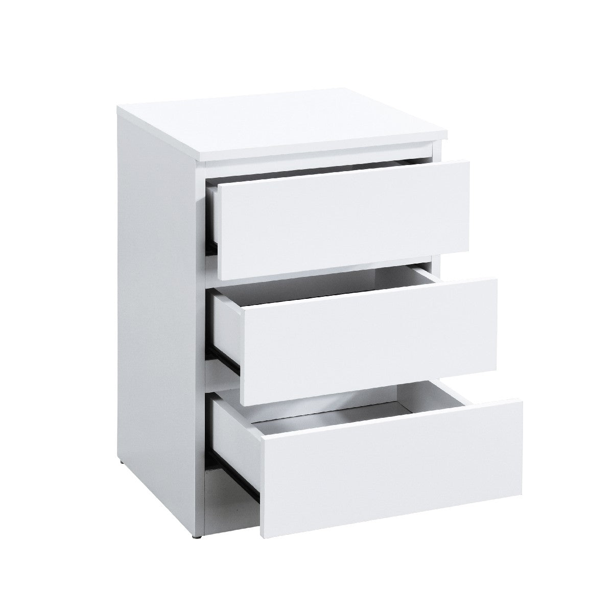 Oslo 3 Drawer Bedside Table - Birlea