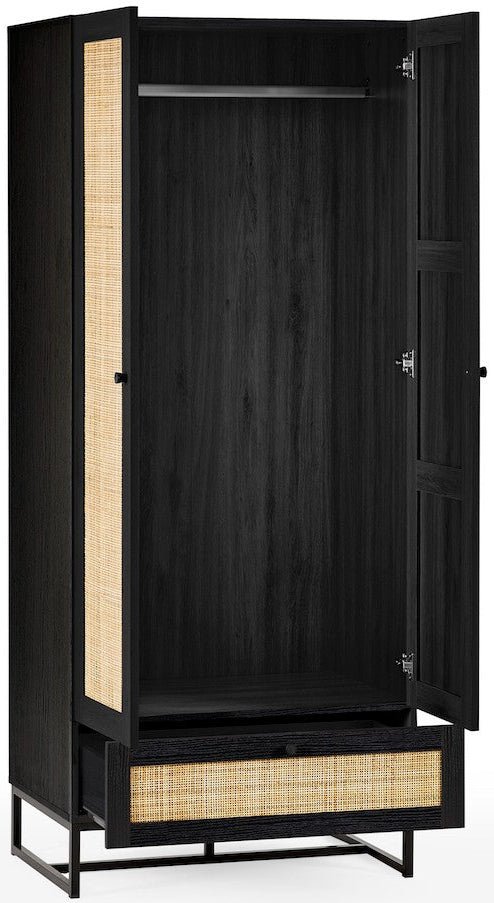 Padstow 1 Drawer 2 Door Wardrobe - Julian Bowen