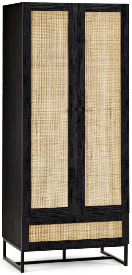 Padstow 1 Drawer 2 Door Wardrobe - Julian Bowen