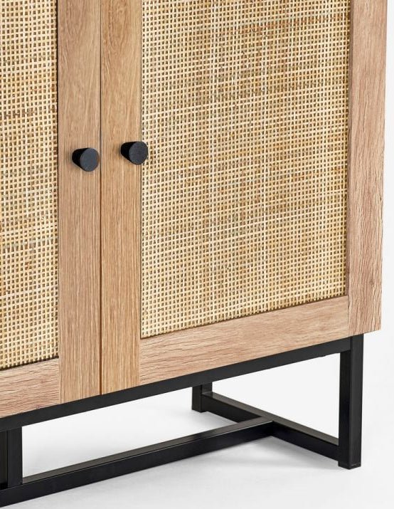 Padstow 2 Door 3 Shelf Tall Bookcase - Julian Bowen