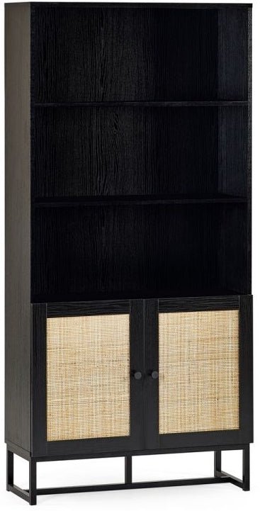 Padstow 2 Door 3 Shelf Tall Bookcase - Julian Bowen