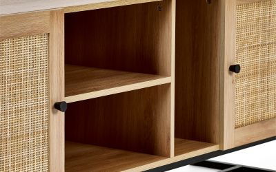 Padstow 2 Door 3 Shelf TV Unit - Julian Bowen