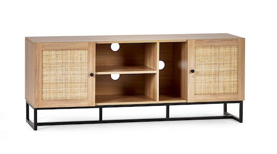 Padstow 2 Door 3 Shelf TV Unit - Julian Bowen