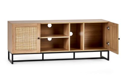 Padstow 2 Door 3 Shelf TV Unit - Julian Bowen