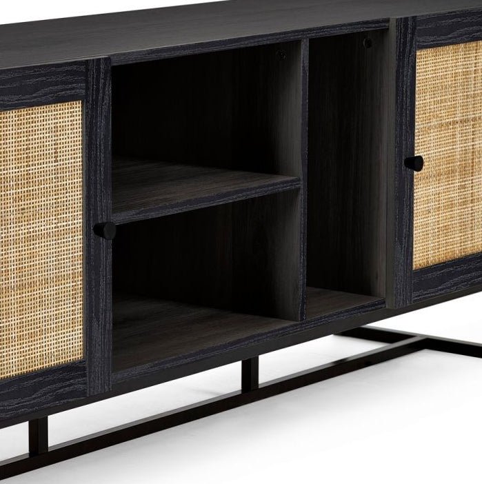 Padstow 2 Door 3 Shelf TV Unit - Julian Bowen