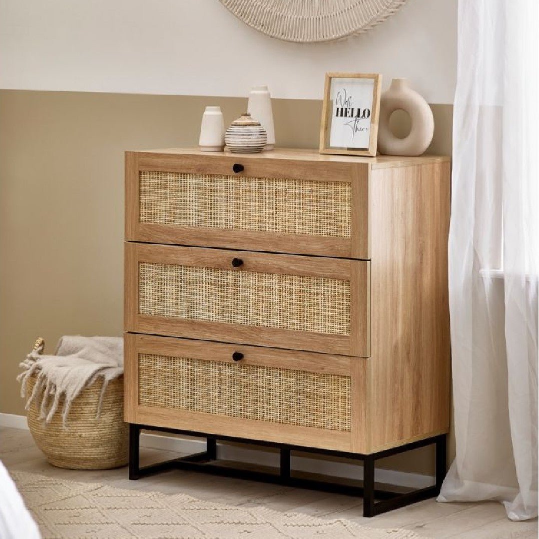 Padstow 3 Drawer Chest - Julian Bowen