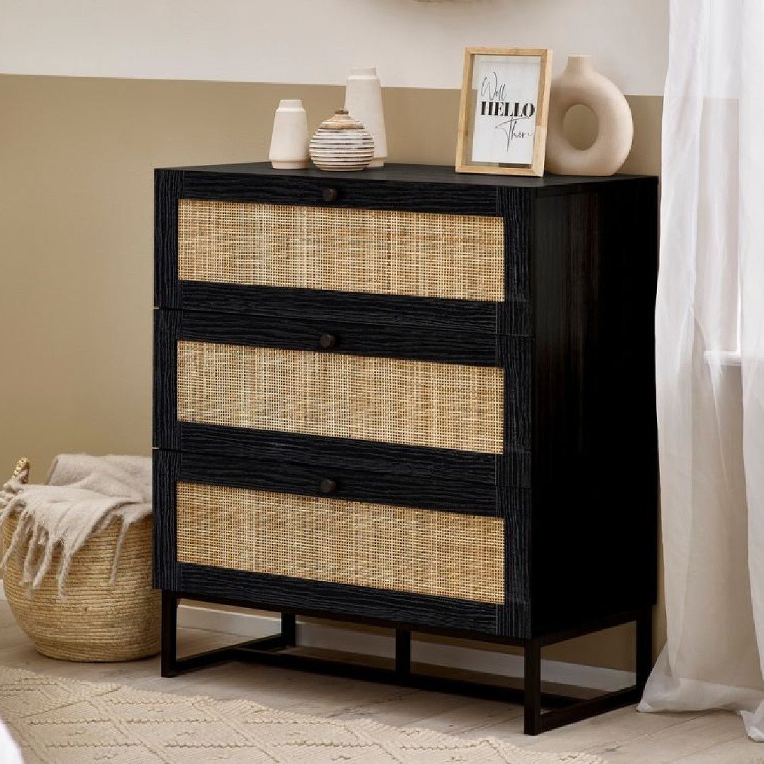 Padstow 3 Drawer Chest - Julian Bowen