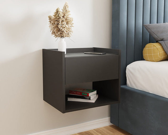 Pair of Harmony Wall Mounted Bedside Tables - GFW