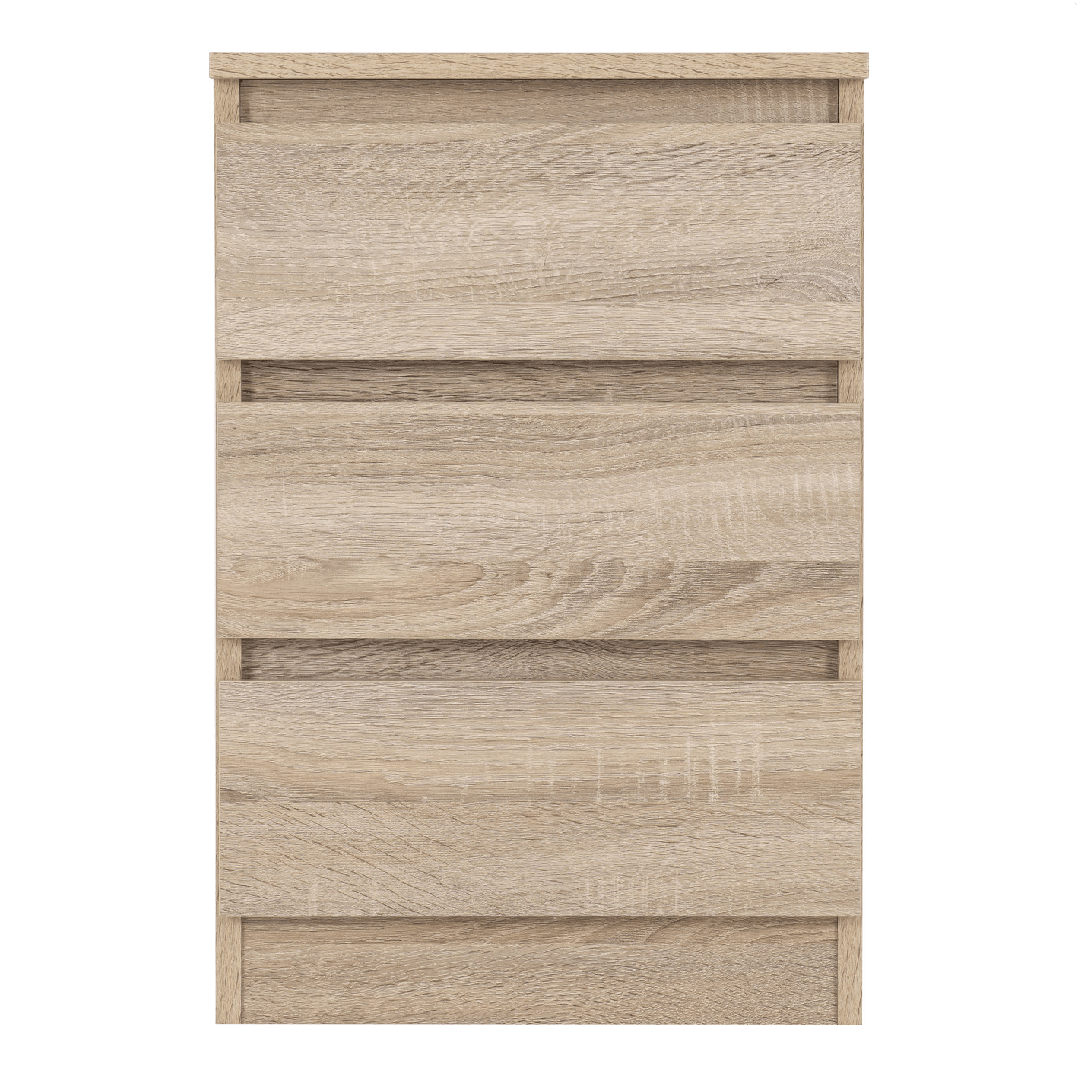 Pair of Malvern 3 Drawer Bedside Tables - Seconique