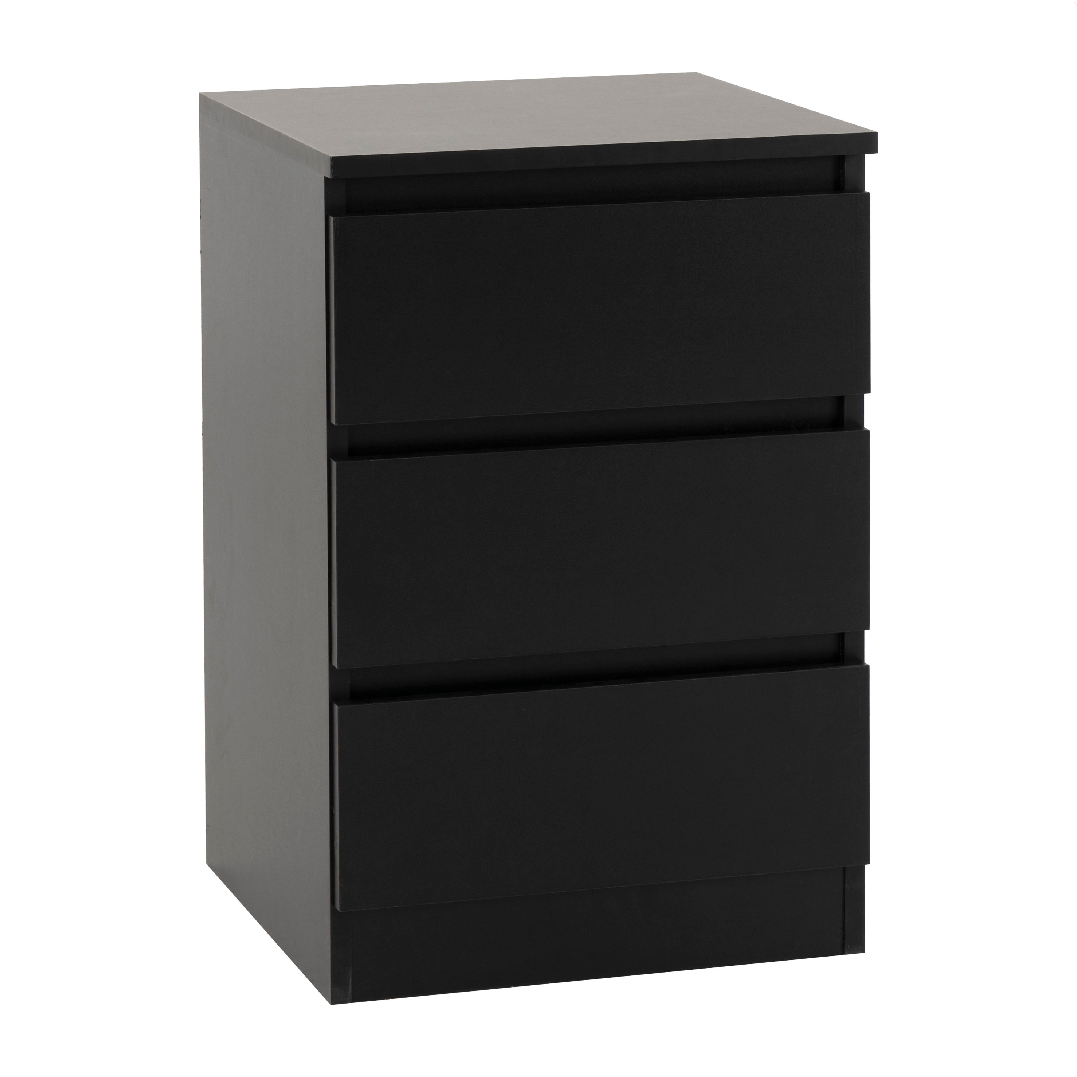 Pair of Malvern 3 Drawer Bedside Tables - Seconique