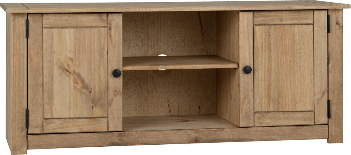 Panama 2 Door 1 Shelf TV Unit - Seconique