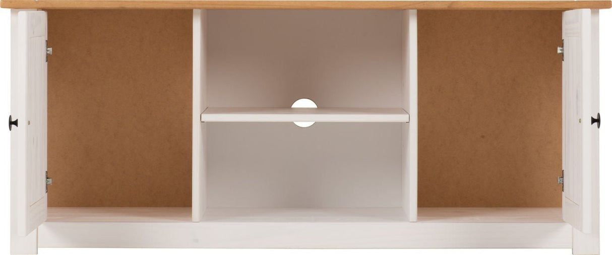Panama 2 Door 1 Shelf TV Unit - Seconique