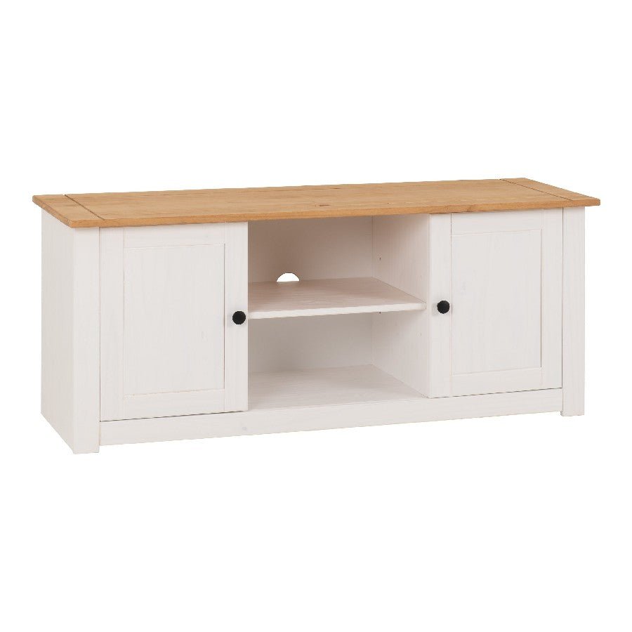 Panama 2 Door 1 Shelf TV Unit - Seconique