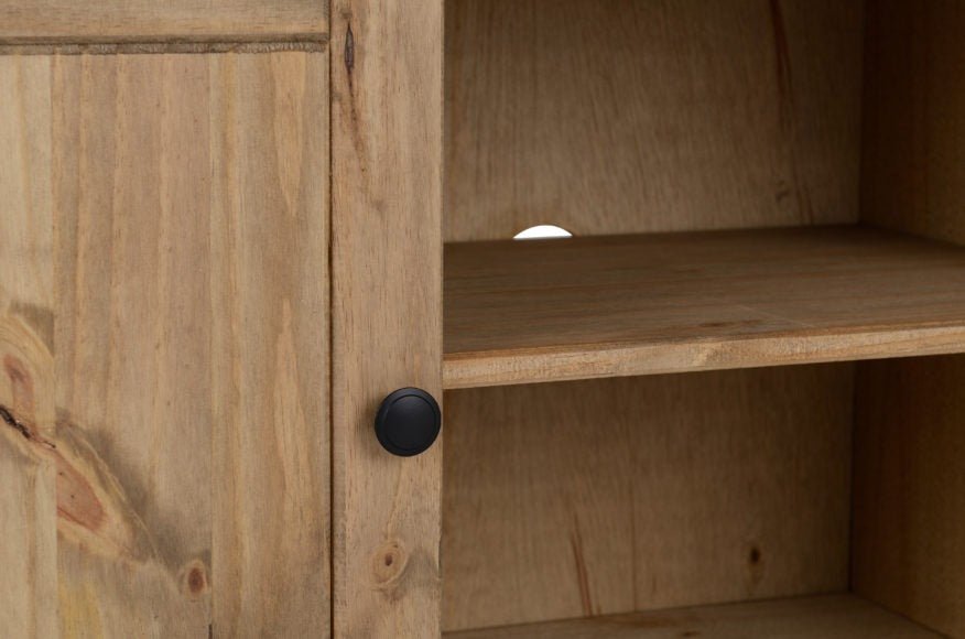 Panama 2 Door 1 Shelf TV Unit - Seconique