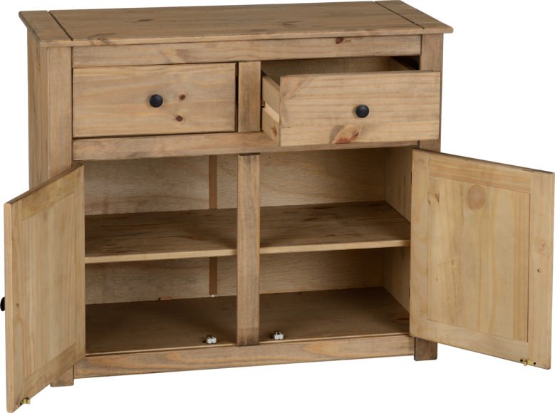 Panama 2 Door 2 Drawer Sideboard - Seconique