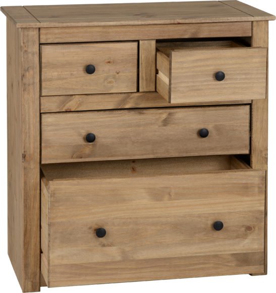 Panama 2+2 Drawer Chest - Seconique