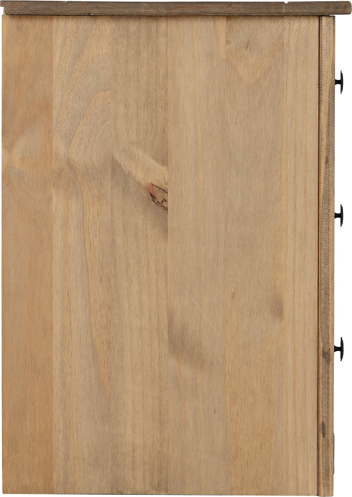 Panama 3 Drawer Bedside Table - Seconique