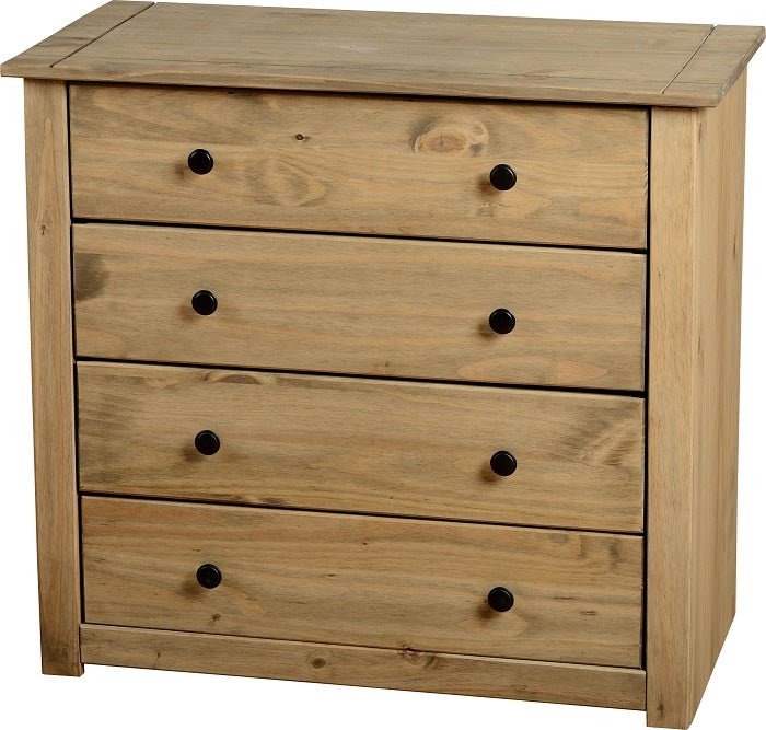 Panama 4 Drawer Chest - Seconique