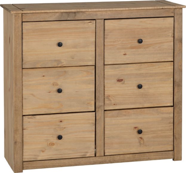 Panama 6 Drawer Chest - Seconique