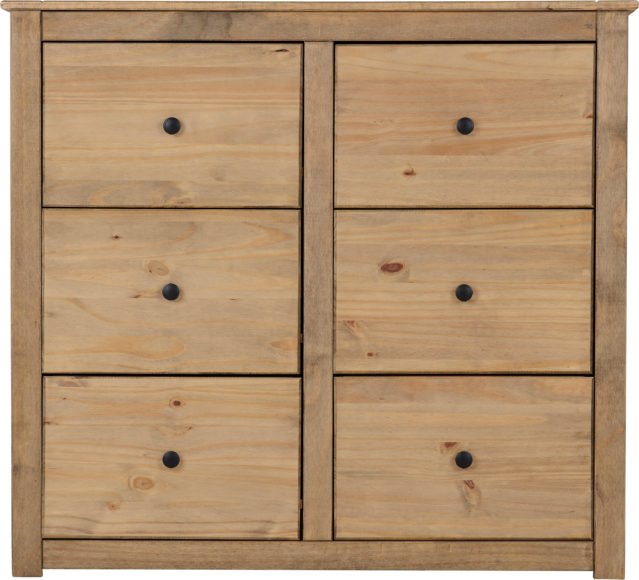Panama 6 Drawer Chest - Seconique