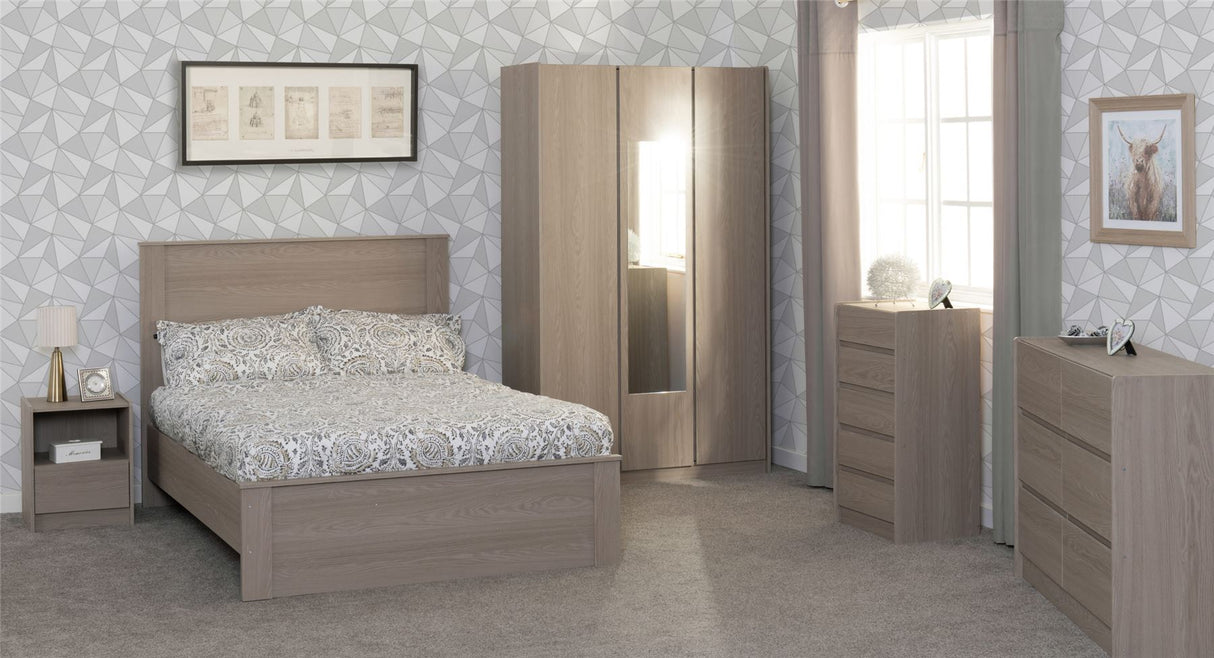 Paris 1 Drawer Bedside - Seconique