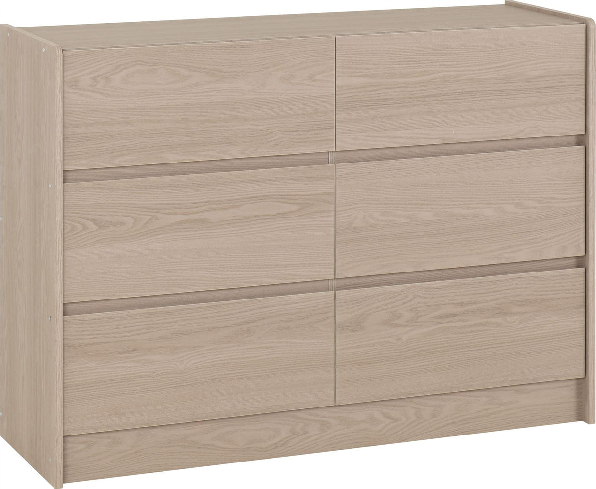 Paris 6 Drawer Chest - Seconique