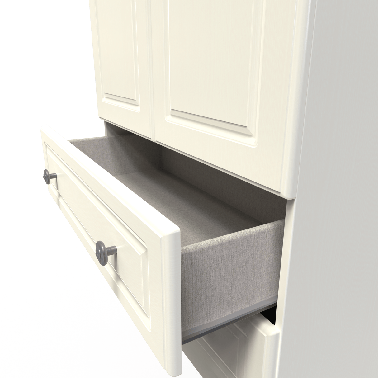 Pembroke 2 Door 2 Drawer Wardrobe - Welcome Furniture