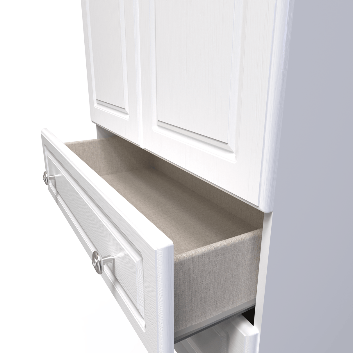 Pembroke 2 Door 2 Drawer Wardrobe - Welcome Furniture