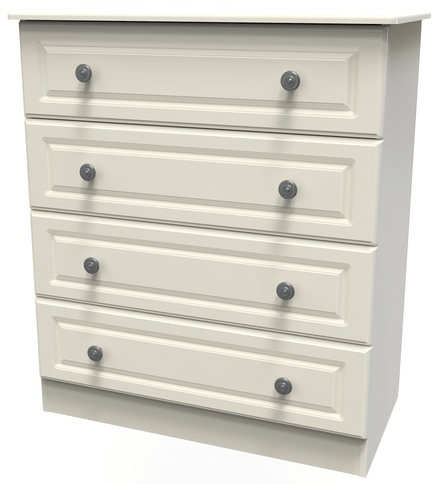 Pembroke 3 Drawer Bedside, 4 Drawer Chest & Wardrobe - Welcome Furniture