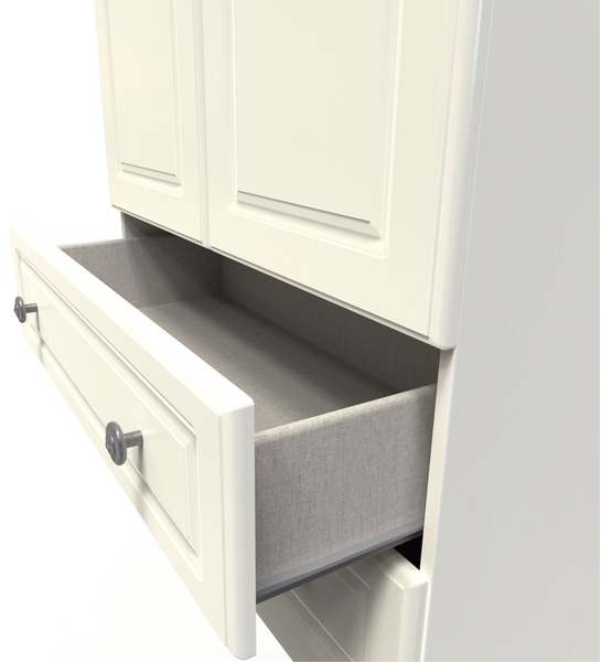 Pembroke 3 Drawer Bedside, 4 Drawer Chest & Wardrobe - Welcome Furniture