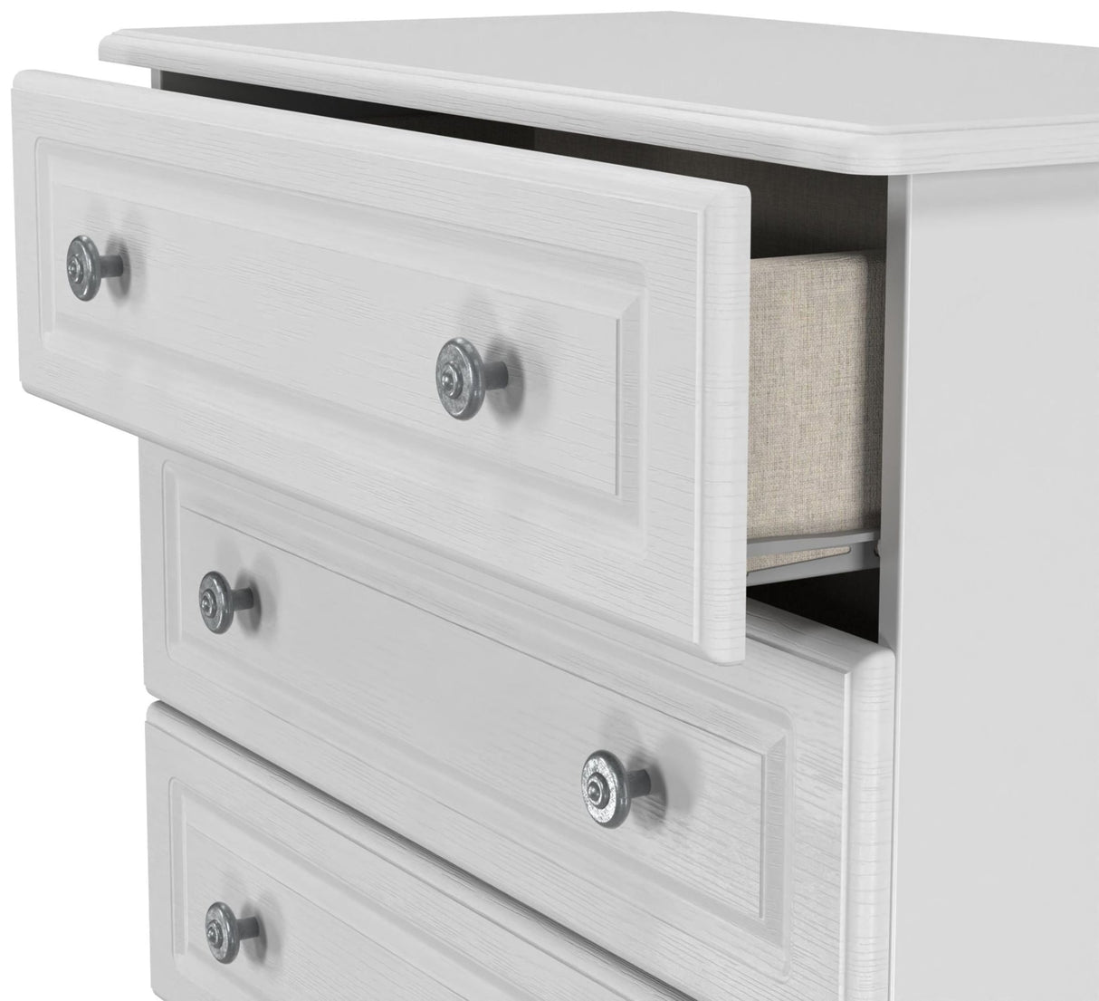 Pembroke 3 Drawer Bedside, 4 Drawer Chest & Wardrobe - Welcome Furniture