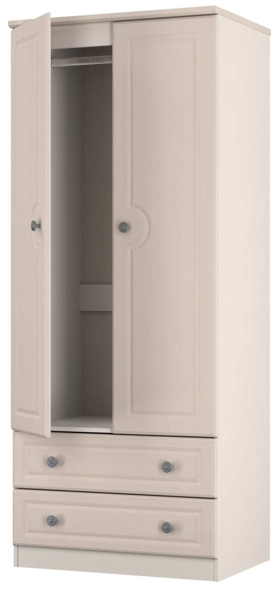 Pembroke 3 Drawer Bedside, 4 Drawer Chest & Wardrobe - Welcome Furniture